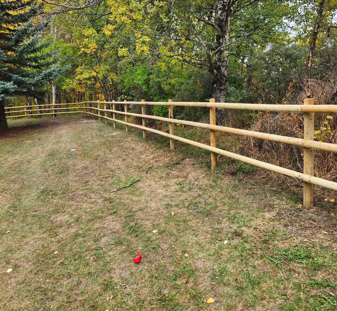 Post & Rail Fences install in Calgary by A Class Fencing